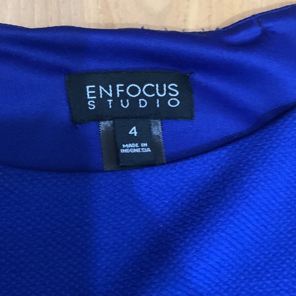 Enfocus Studio Dress With Houndstooth Pattern | Size 4 - Picture 3 of 3